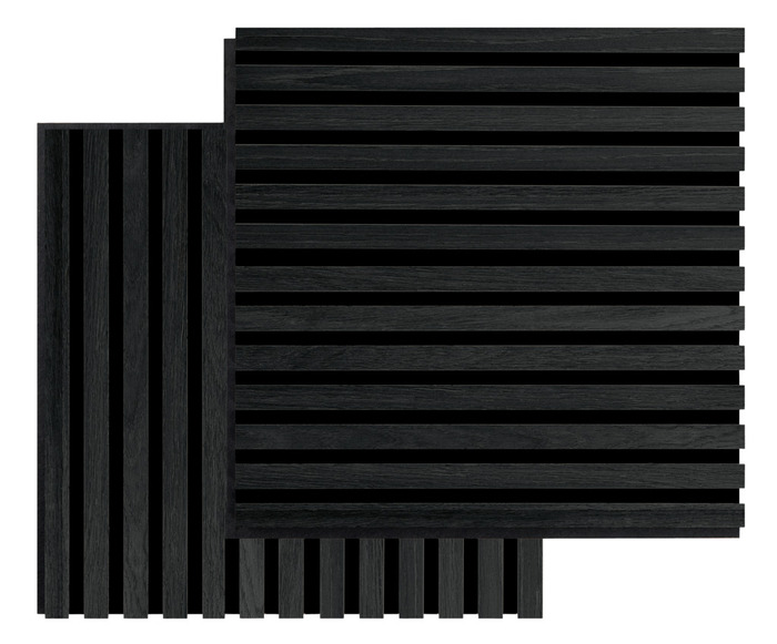 Akustikpanel Square Black Oak 22 x 520 x 520 mm 2-pack Fibrotech